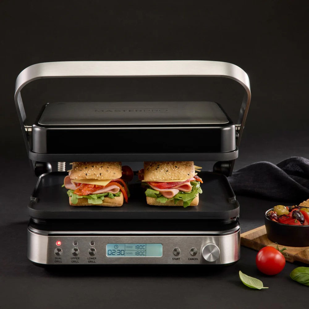 MasterPro Deluxe Multi Contact Grill With Temperature Probe The Home