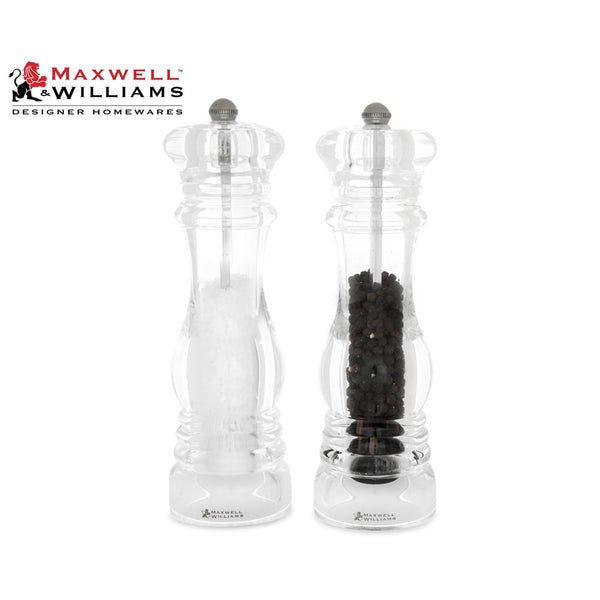 Maxwell & Williams "Maison Acrylic" Salt & Pepper Mill Set 20cm