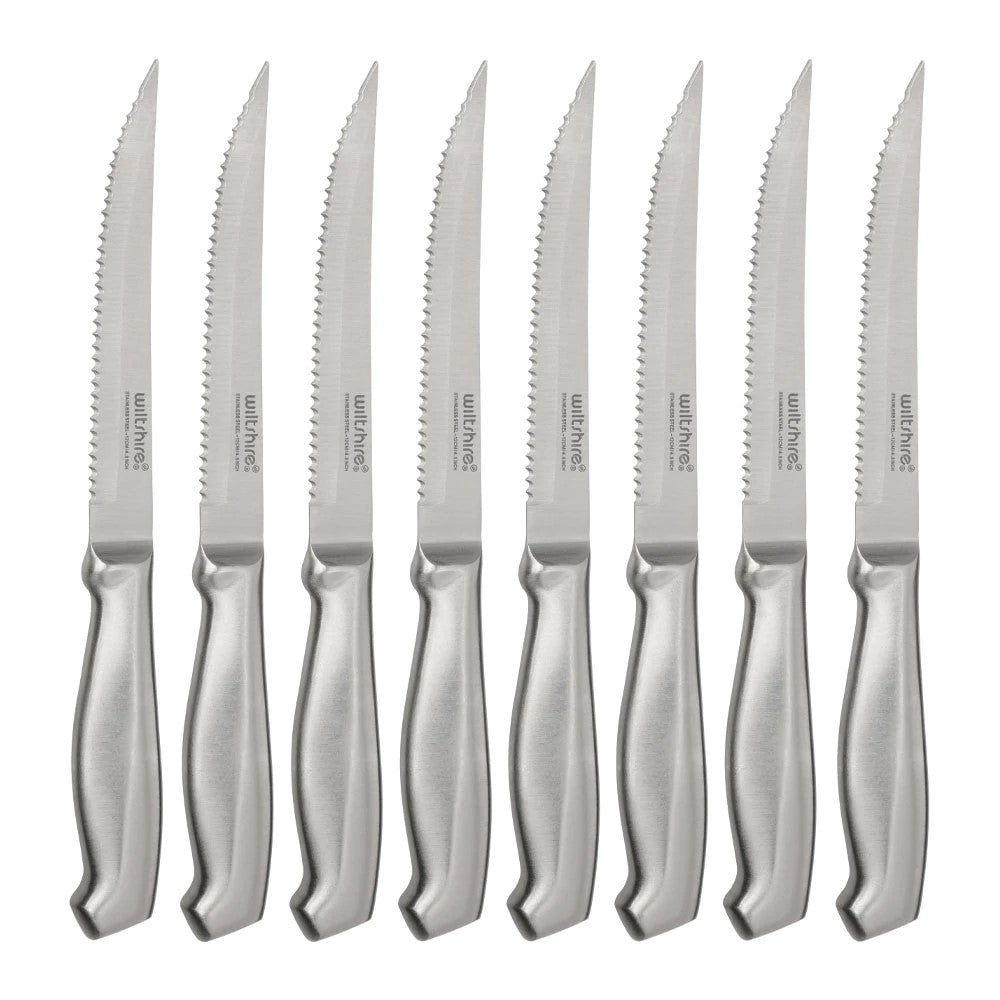 Wiltshire Stainless Steel 8 Piece Steak Knife Set The Home Provedore
