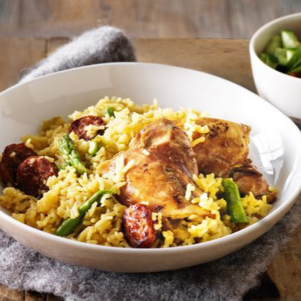 SAFFRON CHICKEN PILAF