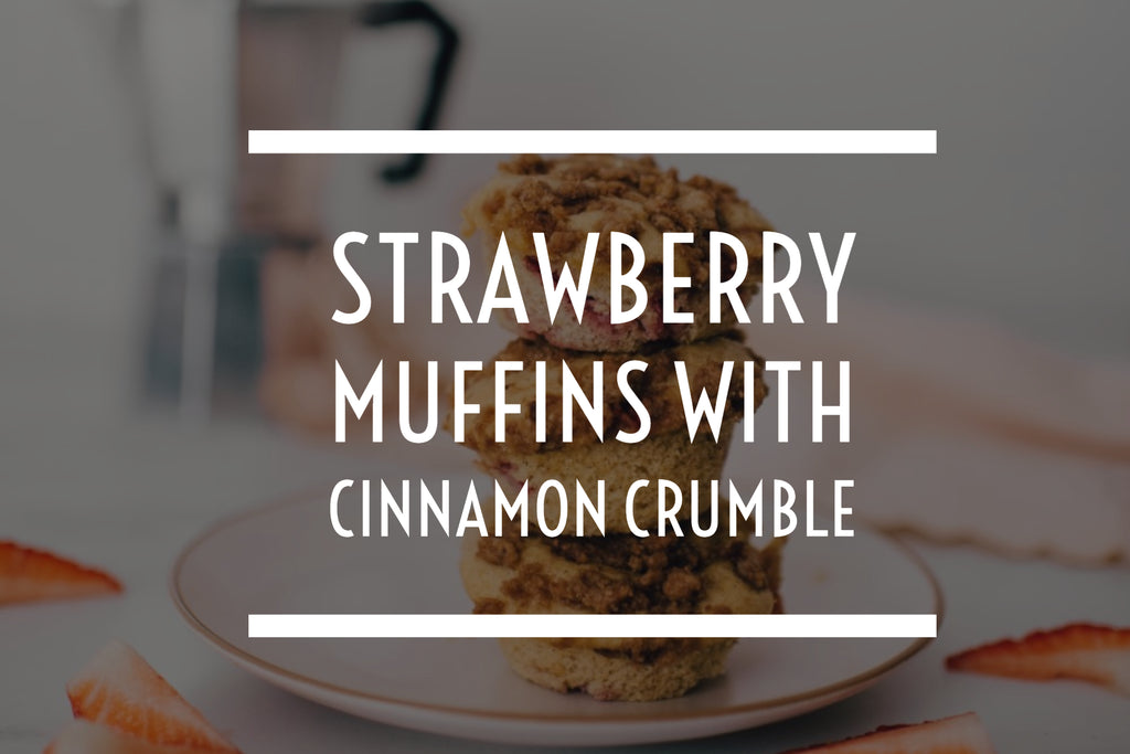 Strawberry Muffins with Cinnamon Crumble