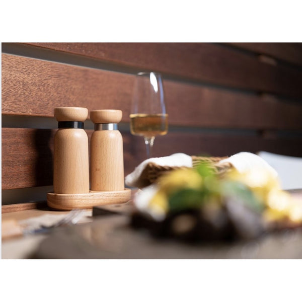Icon Chef Bayeux Salt & Pepper Set in Natural wood
