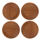 Davis & Waddell Cantina Set of 4 Acacia Wood Canape Drink Toppers