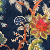 Hand Block Printed Floral Waffle Cotton Kimono Robe