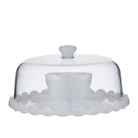 Assemble Cibo Acrylic 2-in-1 Serving Tray with Dome