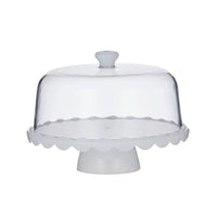 Assemble Cibo Acrylic 2-in-1 Serving Tray with Dome