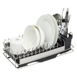 MasterCraft Stainless Steel Dish Drainer with Smart Drainage
