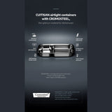 Cuitisan 3 Partition Cromsteel Microwaveable Rectangle Containers