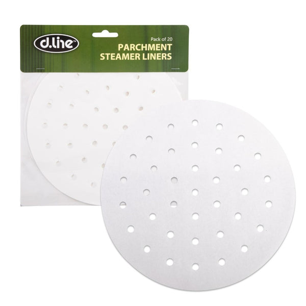 D-Line – Parchment Steamer Liners 19cm Pack of 20