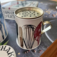 Emma Bridgewater Making and Baking Sugar/Flour Shaker Tin - Black Toast