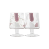 Ecology Camille Set of 4 Glassware in Blush