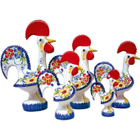 Barcelos Imports Portuguese Hand Painted Ceramic Roosters and Tableware