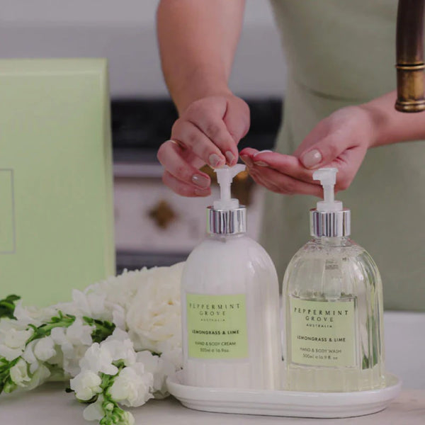 Peppermint Grove 500ml Hand & Body Gift Set