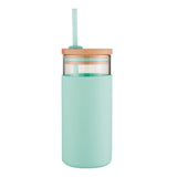 Avanti Glass Tumblers with Straw 500ml