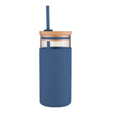 Avanti Glass Tumblers with Straw 500ml