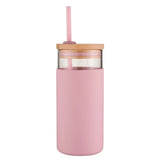 Avanti Glass Tumblers with Straw 500ml