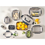 Glasslock Chef Topf Range Microwaveable Steel Containers