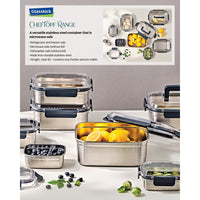 Glasslock Chef Topf Range Microwaveable Steel Containers