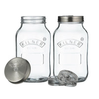 Kilner Set of 2 Glass Fermentation Set 1L