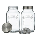 Kilner Set of 2 Glass Fermentation Set 1L