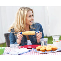 Zyliss Interlocking Corn Holders set of 2  - Assorted Colours