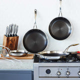 Stanley Rogers Matrix Non-Stick Tri-Ply Stainless Steel Frying Pans