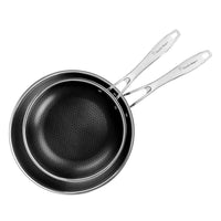 Stanley Rogers Matrix Non-Stick Tri-Ply Stainless Steel Frying Pans