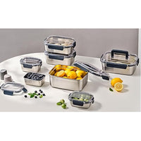 Glasslock Chef Topf Range Microwaveable Steel Containers