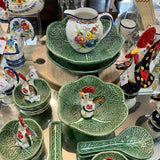 Barcelos Imports Portuguese Hand Painted Ceramic Roosters and Tableware