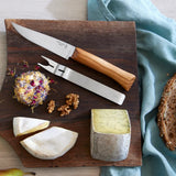 Opinel Cheese Knife and Fork Set