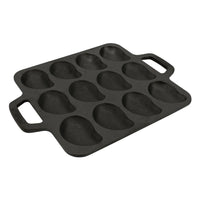 Pyrolux Pyrocast 12 slot Cast Iron Oyster Tray