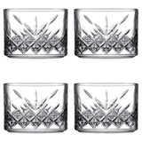 Pasabahce 'Timeless' Square Snack Bowls Set of 4 (80mmx80mm)