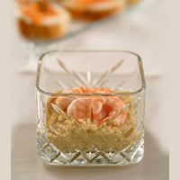 Pasabahce 'Timeless' Square Snack Bowls Set of 4 (80mmx80mm)