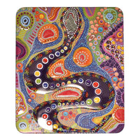 Banksia Red Aboriginal Art Unity Collectable Tin Contains Australian Jersey Caramel Fudge Design By Artist Polly Wilson