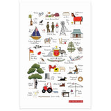 Red Tractor Designs 100% Linen Tea Towels