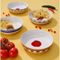 Porto Valentina Set of 4 Pasta Bowls 21.5cm Assorted