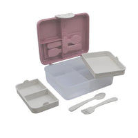 Melii Luxe Two Tier Bento Box with Utensils
