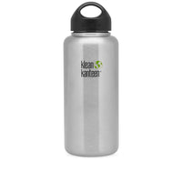 Klean Kanteen Wide Mouth Water Bottles- Brushed Stainless Steel