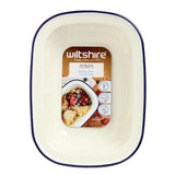 Wiltshire Blue & White Oblong Enamel Pie Dishes