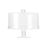 Maxwell & Williams Diamante Glass Cake Stands with Dome