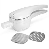 Savannah Potato Ricer - White with 2 Interchangeable Blades