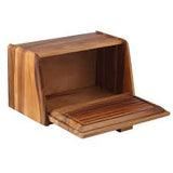 Davis & Waddell Acacia Wood Bread Box with Bread Board 23 x 39 x 22cm