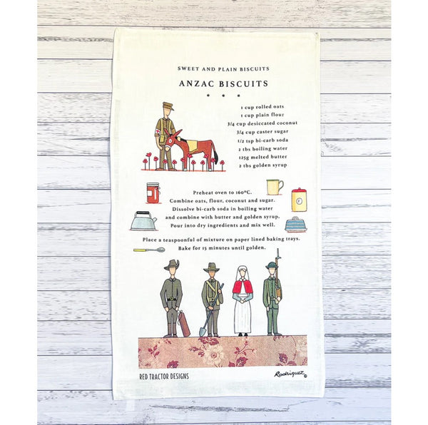 Red Tractor Designs 100% Linen Tea Towels