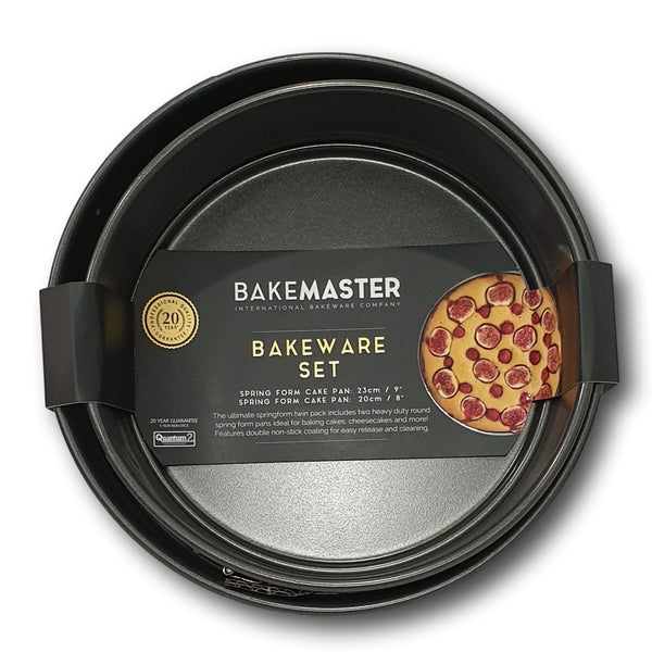 BakeMaster Heavy Duty Non-Stick Cake Baking Tins