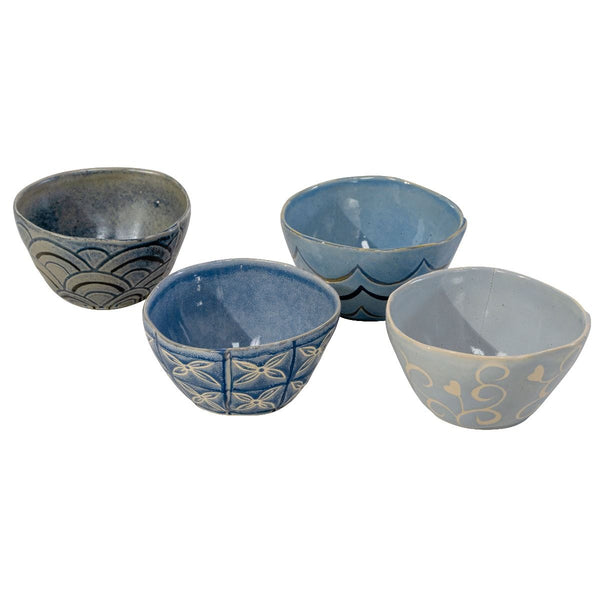 H&G Living 4pce Stoneware Bowl Sets