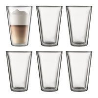 Bodum Canteen Double Wall Thermo-Glass 400ml 6pce Set