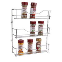 DLine 3 Tier Chrome Spice Rack