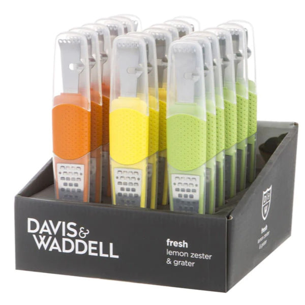 Davis & Waddell Lemon Zester/Grater Combination - Assorted Colours