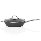 Stanley Rogers Hard Armour Non-Stick Deep Frypan with Glass Lid 30cm/2.5Ltr