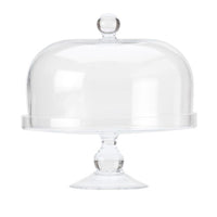 Maxwell & Williams Diamante Glass Cake Stands with Dome
